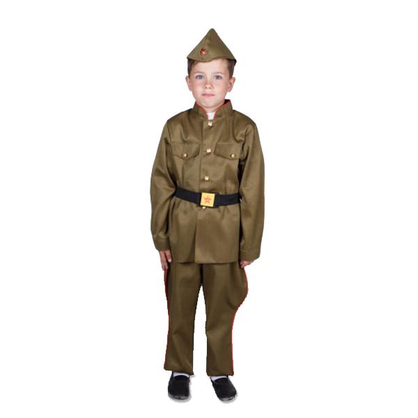 Солдатский костюм для мальчика Вини ОС-К зеленый