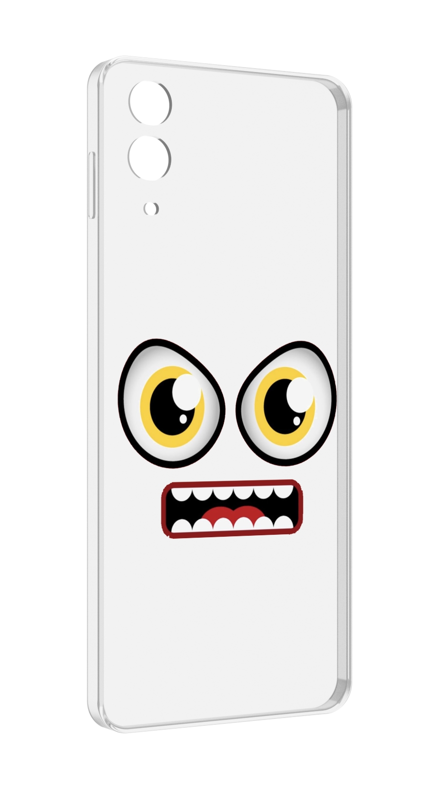 

Чехол MyPads красный злой смайлик для Samsung Galaxy Z Flip 4 (SM-F721), Прозрачный, Tocco
