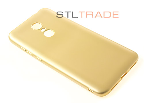 

Силиконовый чехол TPU Case Металлик для Xiaomi Redmi 5+ золотой