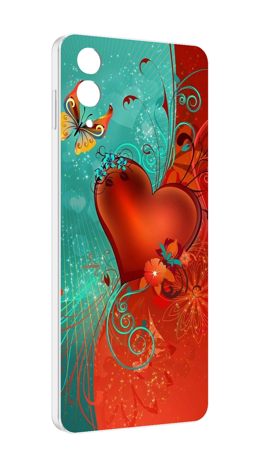 

Чехол MyPads красивые-яркие-сердечки для Samsung Galaxy Z Flip 4 (SM-F721), Прозрачный, Tocco