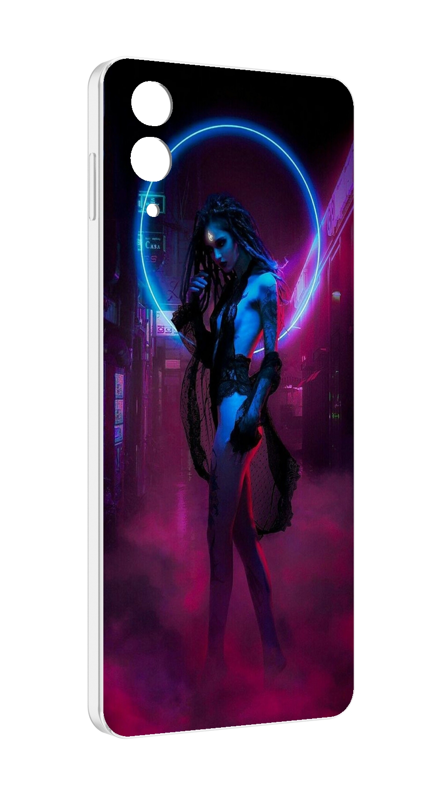 

Чехол MyPads красивая девушка в дыму неон женский для Samsung Galaxy Z Flip 4 (SM-F721), Прозрачный, Tocco