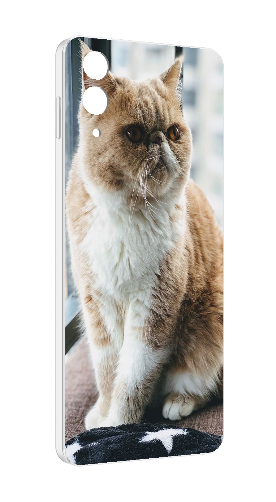

Чехол MyPads кошка экзот для Samsung Galaxy Z Flip 4 (SM-F721), Прозрачный, Tocco