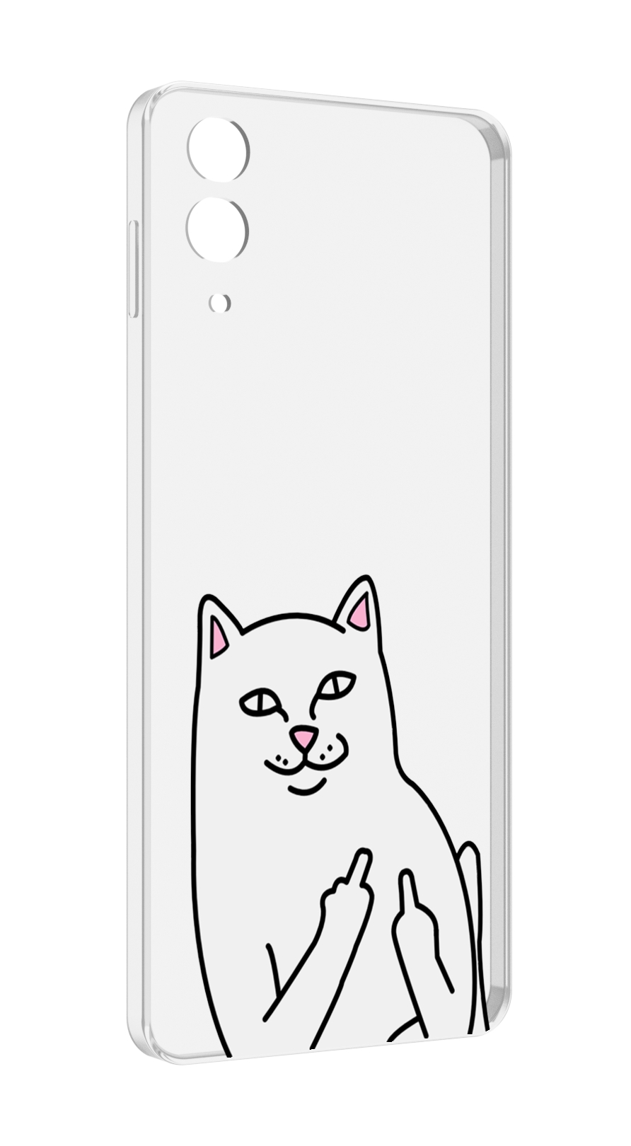 

Чехол MyPads котяра для Samsung Galaxy Z Flip 4 (SM-F721), Прозрачный, Tocco