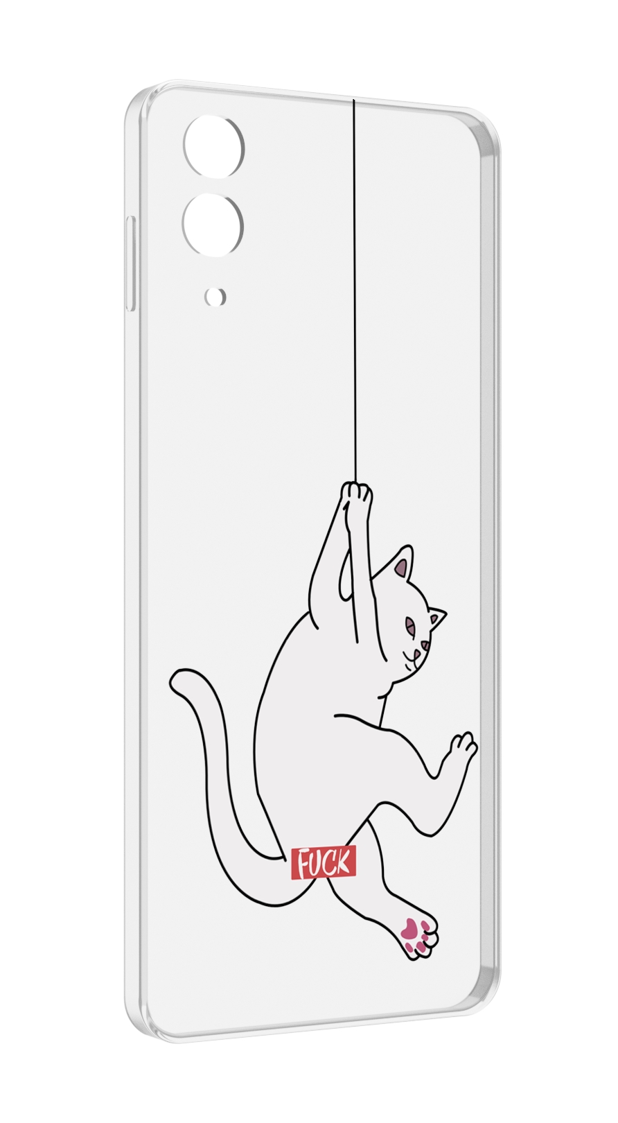 

Чехол MyPads котяра-на-веревке для Samsung Galaxy Z Flip 4 (SM-F721), Прозрачный, Tocco