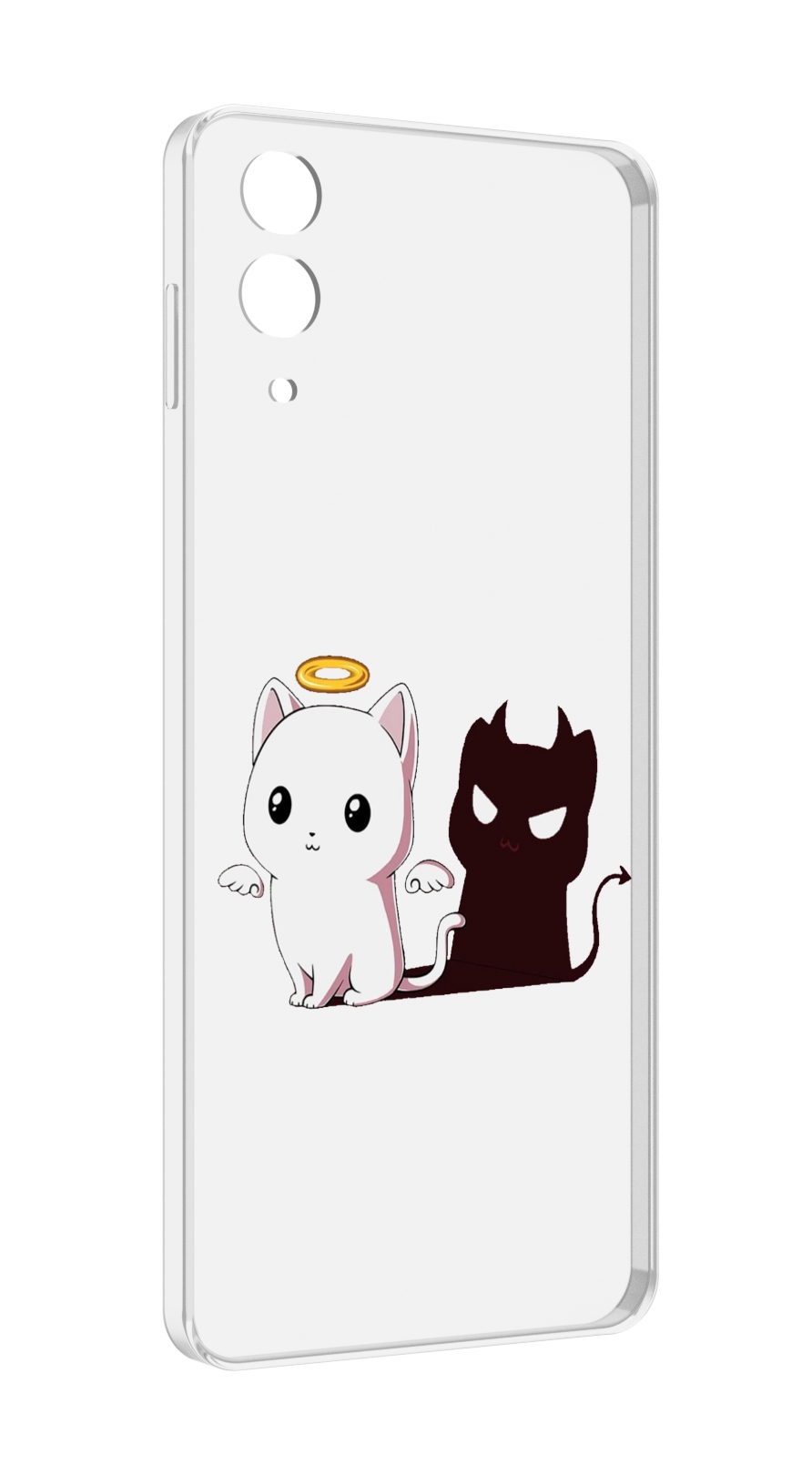 

Чехол MyPads котик-с-злой-тенью для Samsung Galaxy Z Flip 4 (SM-F721), Прозрачный, Tocco