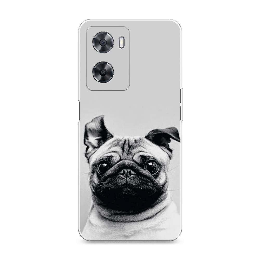 

Чехол Awog на Oppo A57s "Ушастый мопс", Серый, 2511850-1