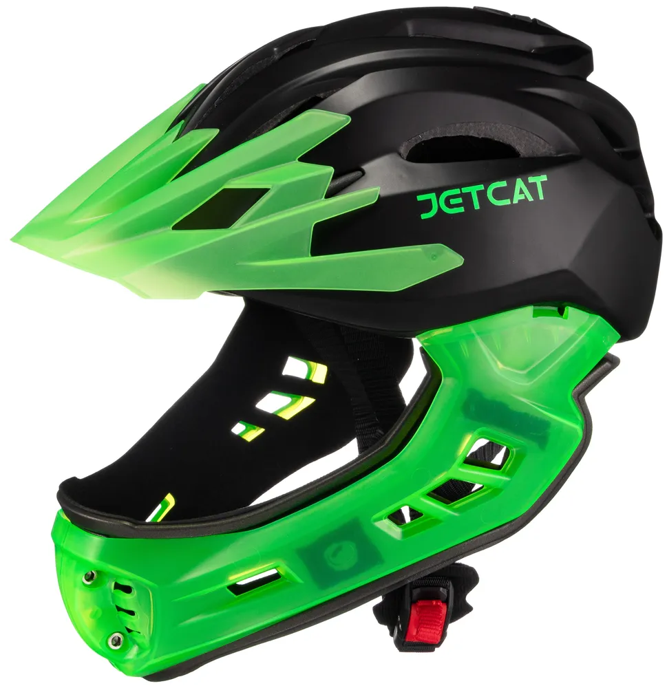 

Шлем детский JETCAT Hawks размер S (48-55см) Black/Green Fullface, Зеленый;черный, Hawks