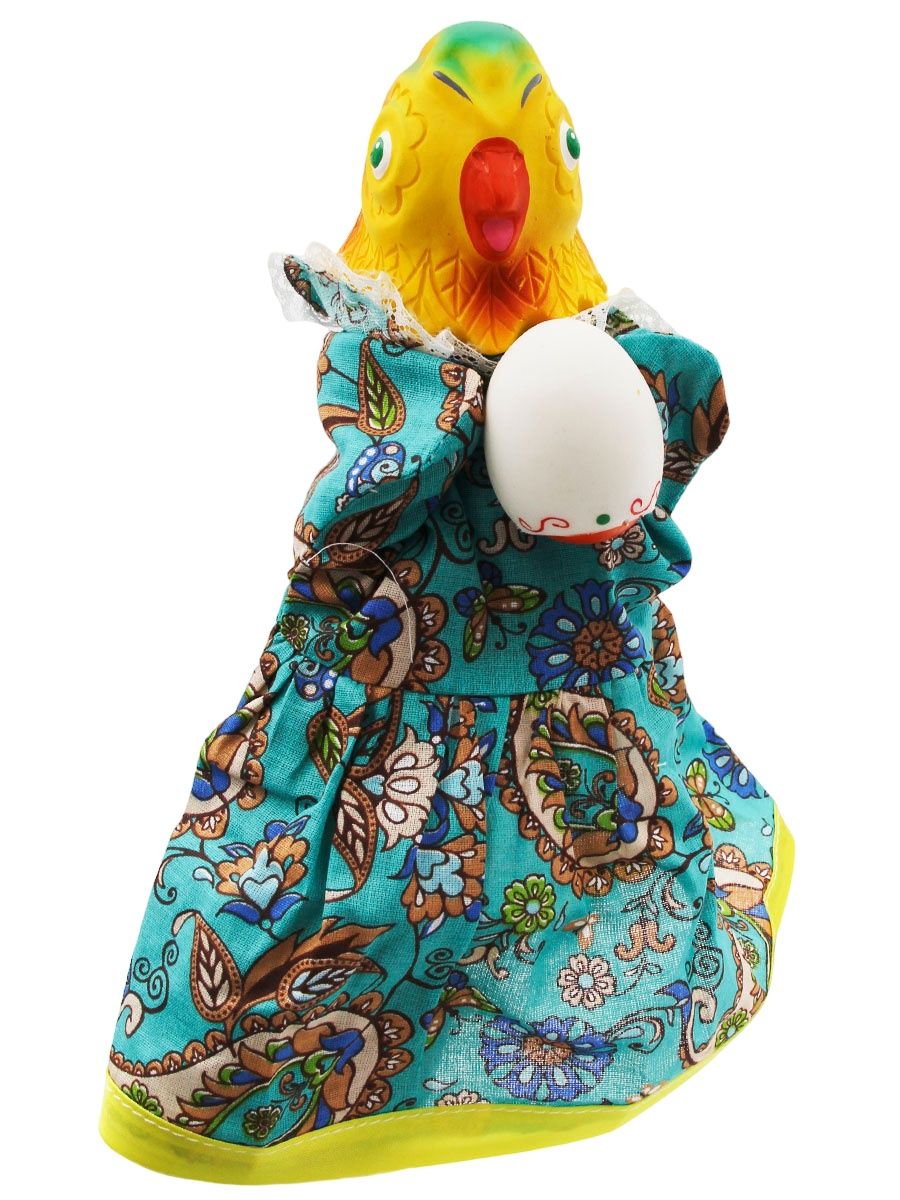 

Кукла-перчатка Кудесники Персонаж из кукольного театра Би-Ба-Бо Курочка с яичком СИ-79-01