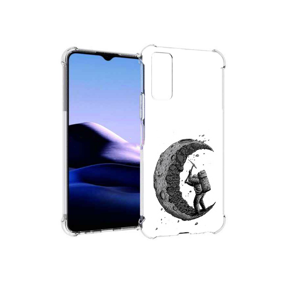 

Чехол MyPads Tocco для Vivo Y20 камненная луна (PT154038.379.384), Прозрачный, Tocco