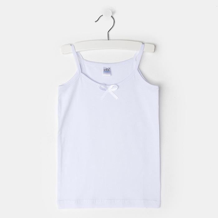 

Майка для девочки, цвет белый, рост 158-164 см