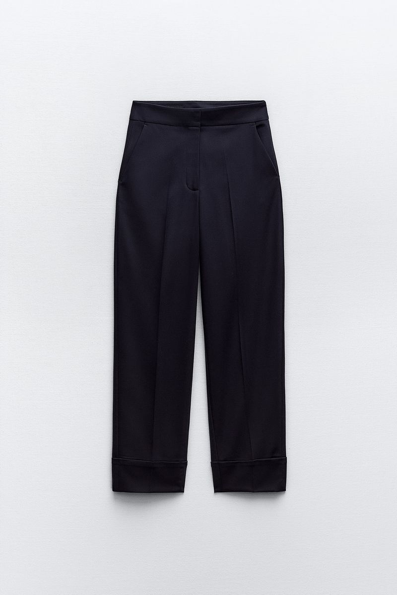 

Брюки женские ZARA 02057842 синие S, Синий, 02057842