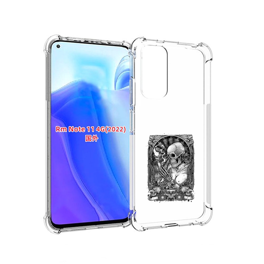 

Чехол MyPads девушка скелет для Xiaomi Redmi Note 11 4G ( Глобальная версия ), Tocco