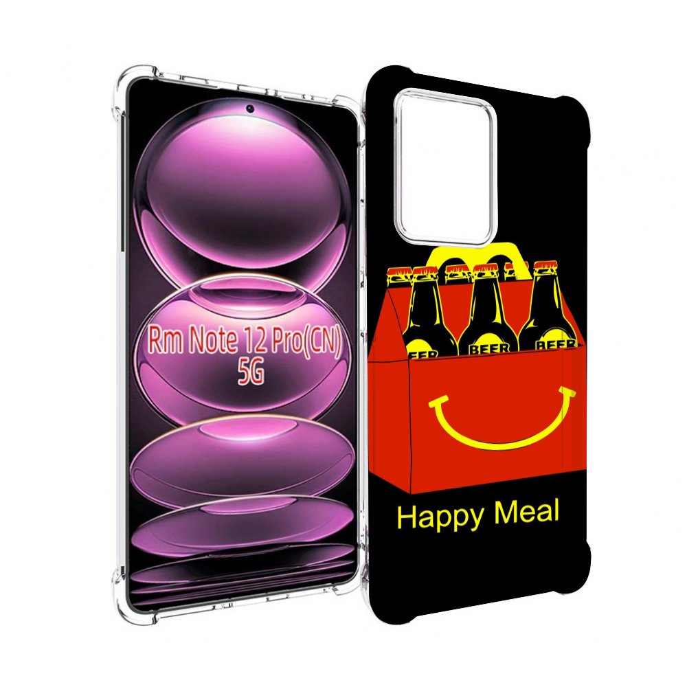 

Чехол MyPads Happy Meal для Xiaomi Redmi Note 12 Pro, Прозрачный, Tocco