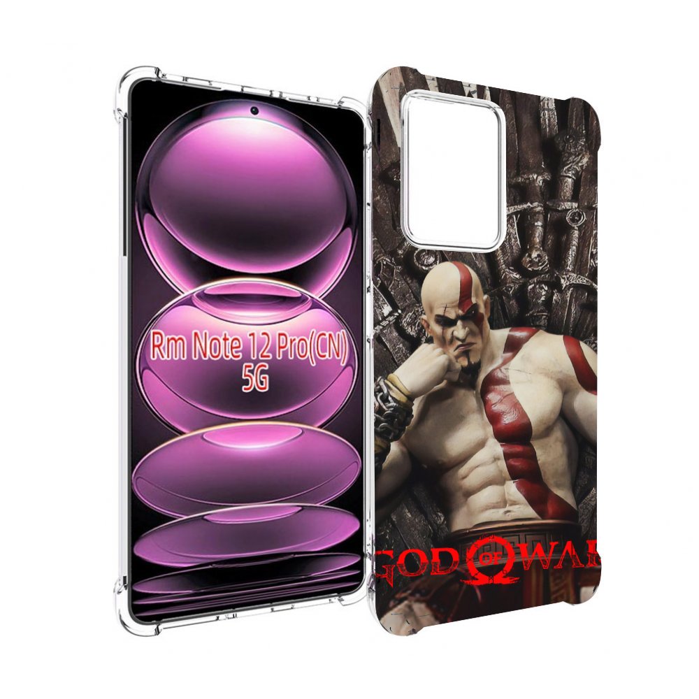 

Чехол MyPads God of War Кратос для Xiaomi Redmi Note 12 Pro, Прозрачный, Tocco