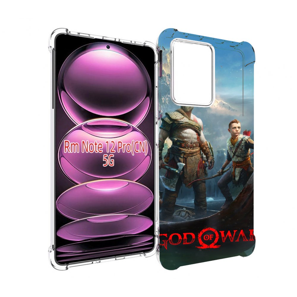 

Чехол MyPads God Of War Кратос Атрей для Xiaomi Redmi Note 12 Pro, Прозрачный, Tocco