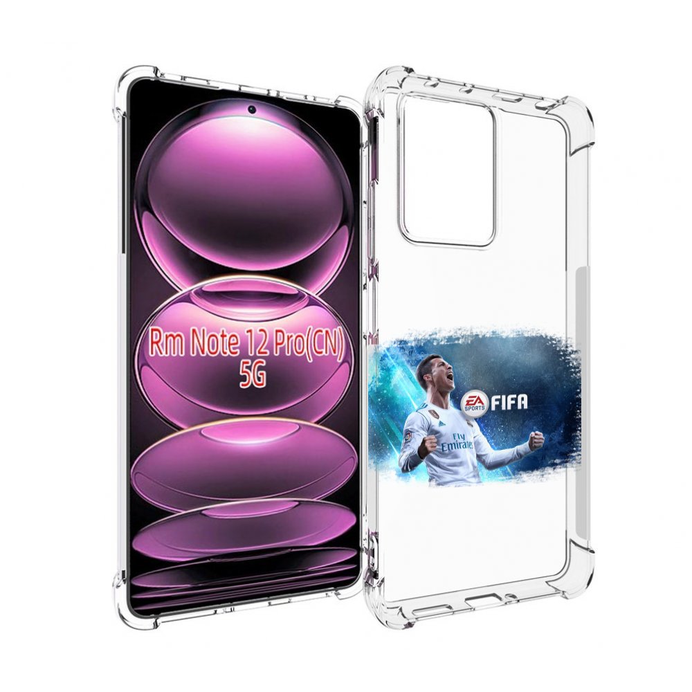 

Чехол MyPads FiFA логотип для Xiaomi Redmi Note 12 Pro, Прозрачный, Tocco