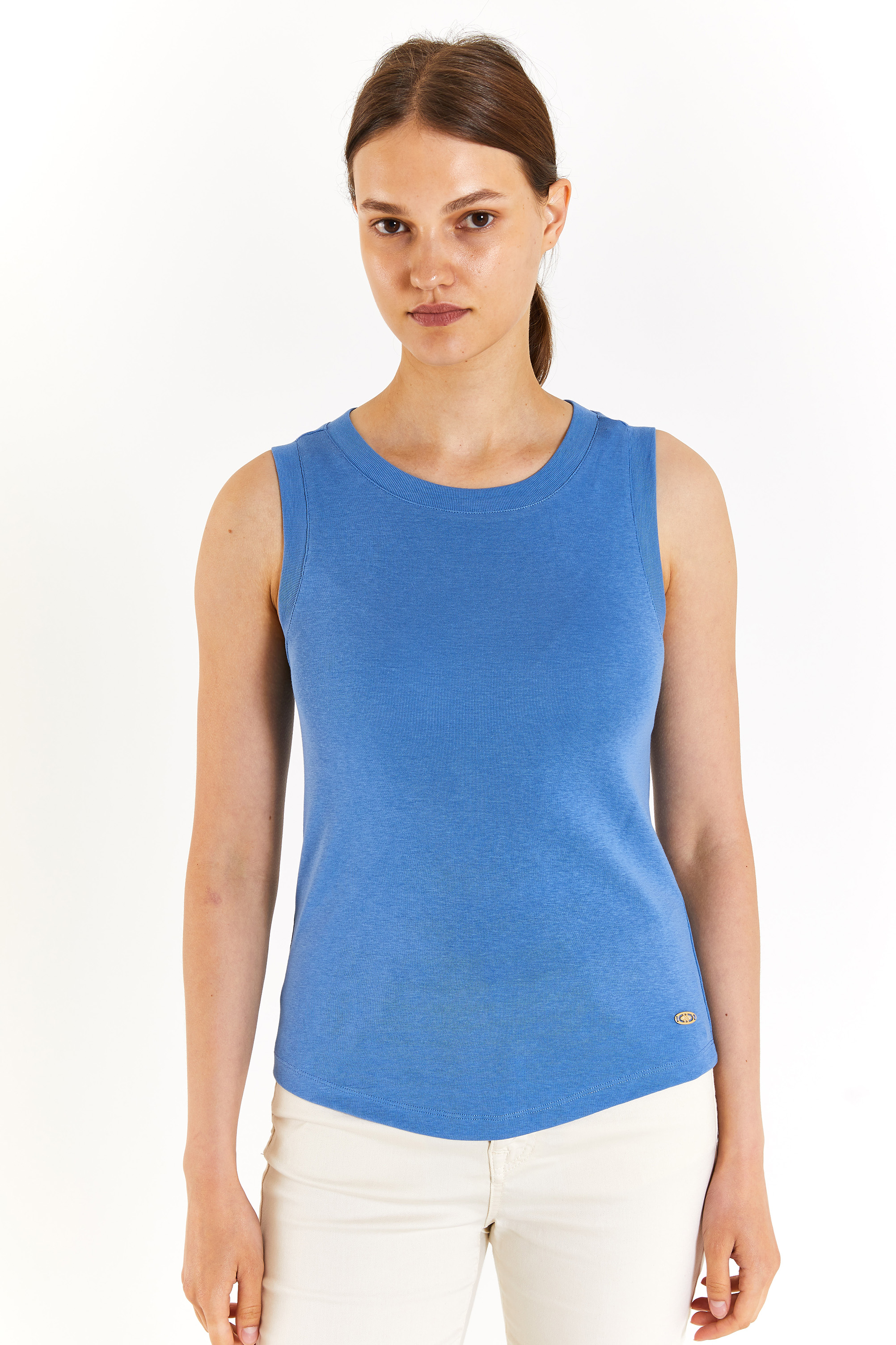 

Майка женская US Polo Assn G082GL0110GEDDA синяя M, Синий, G082GL0110GEDDA