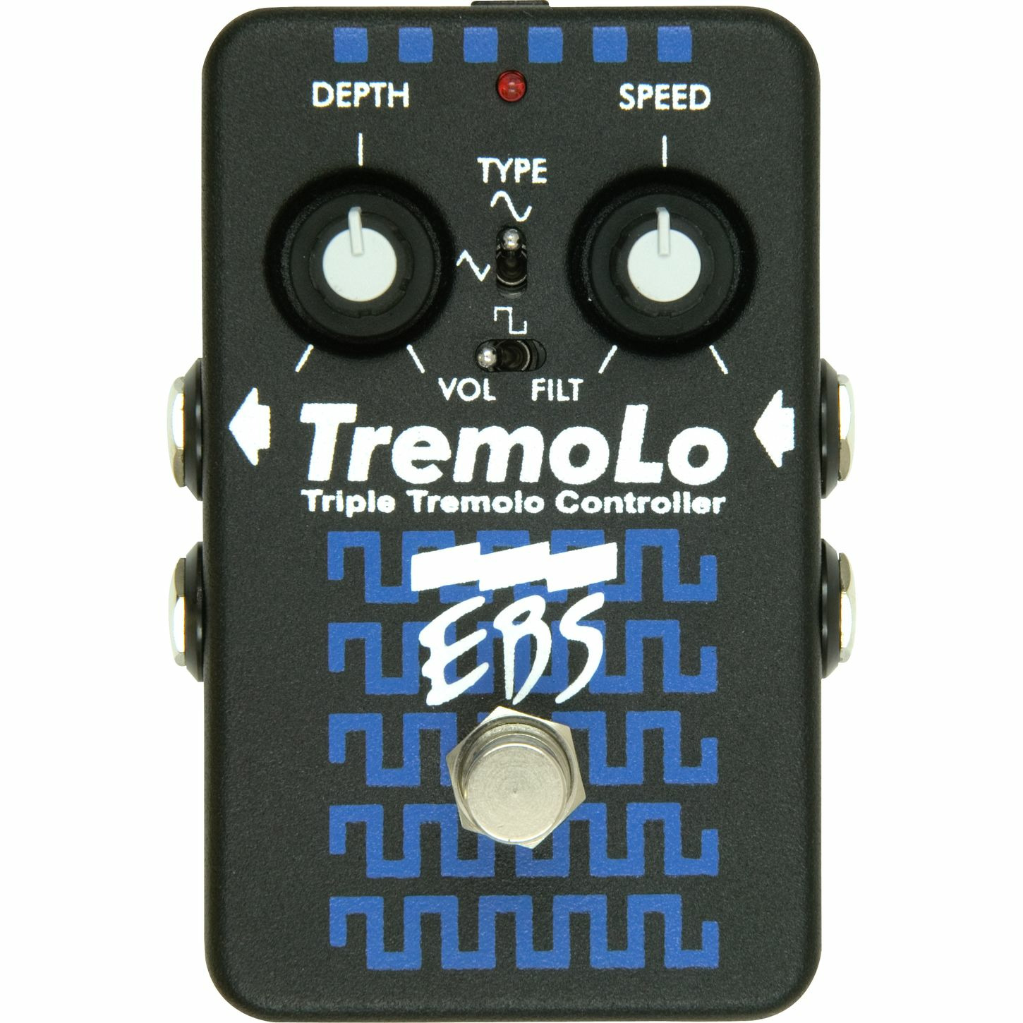 

Педаль эффектов/примочка для бас гитары EBS Tremolo, Черный, Tremolo