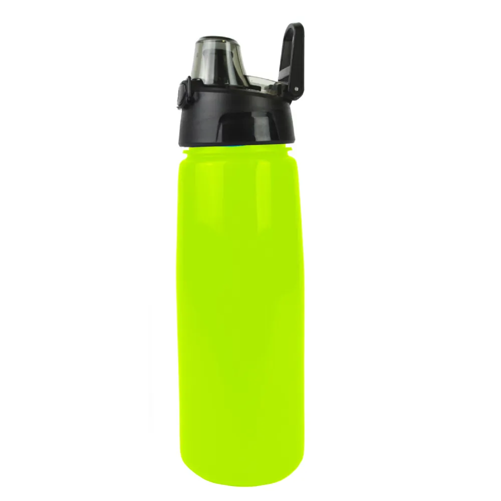 фото Кк0148 бутылка для воды с автоматической кнопкой, 750 ml., зеленая wowbottles