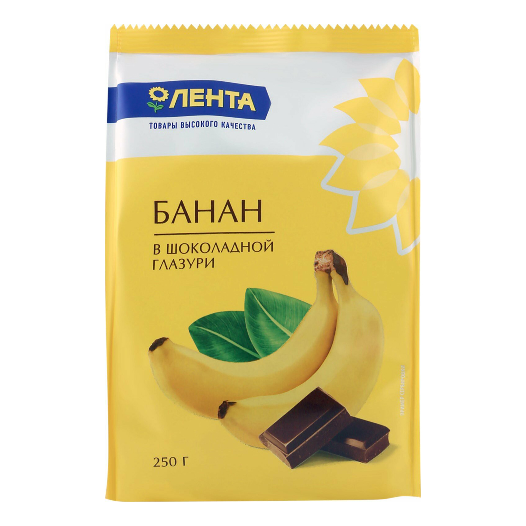 Конфеты Лента Банан в шоколадной глазури 250 г