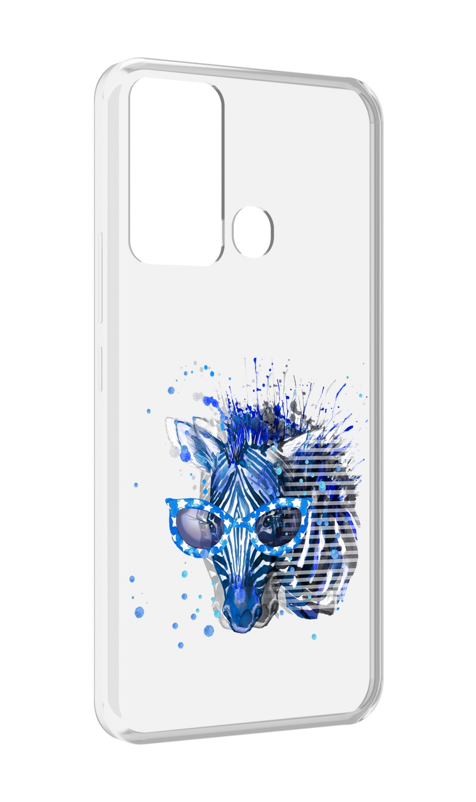 

Чехол MyPads расплывчатая зебра для Infinix Hot 12i, Прозрачный, Tocco