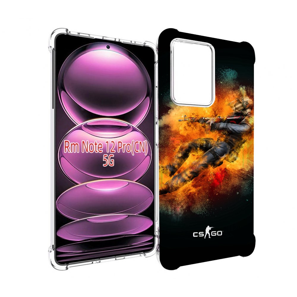 

Чехол MyPads CS-go-Контр-террорист мужской для Xiaomi Redmi Note 12 Pro, Прозрачный, Tocco