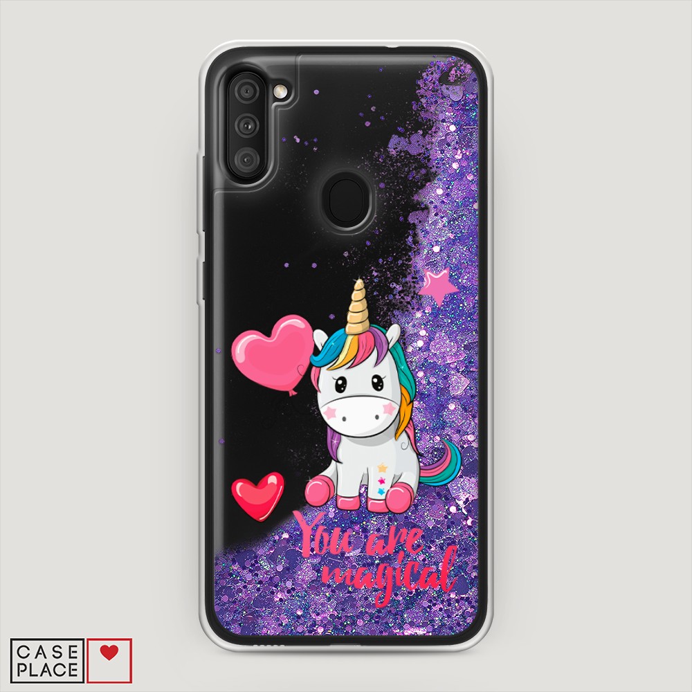 

Чехол Awog на Samsung Galaxy M11 / Самсунг M11 "Волшебная единорожка", Разноцветный, 2100692-1