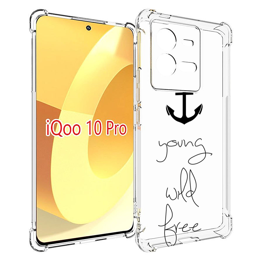

Чехол MyPads ты-будешь-свободным для Vivo iQOO 10 Pro, Прозрачный, Tocco