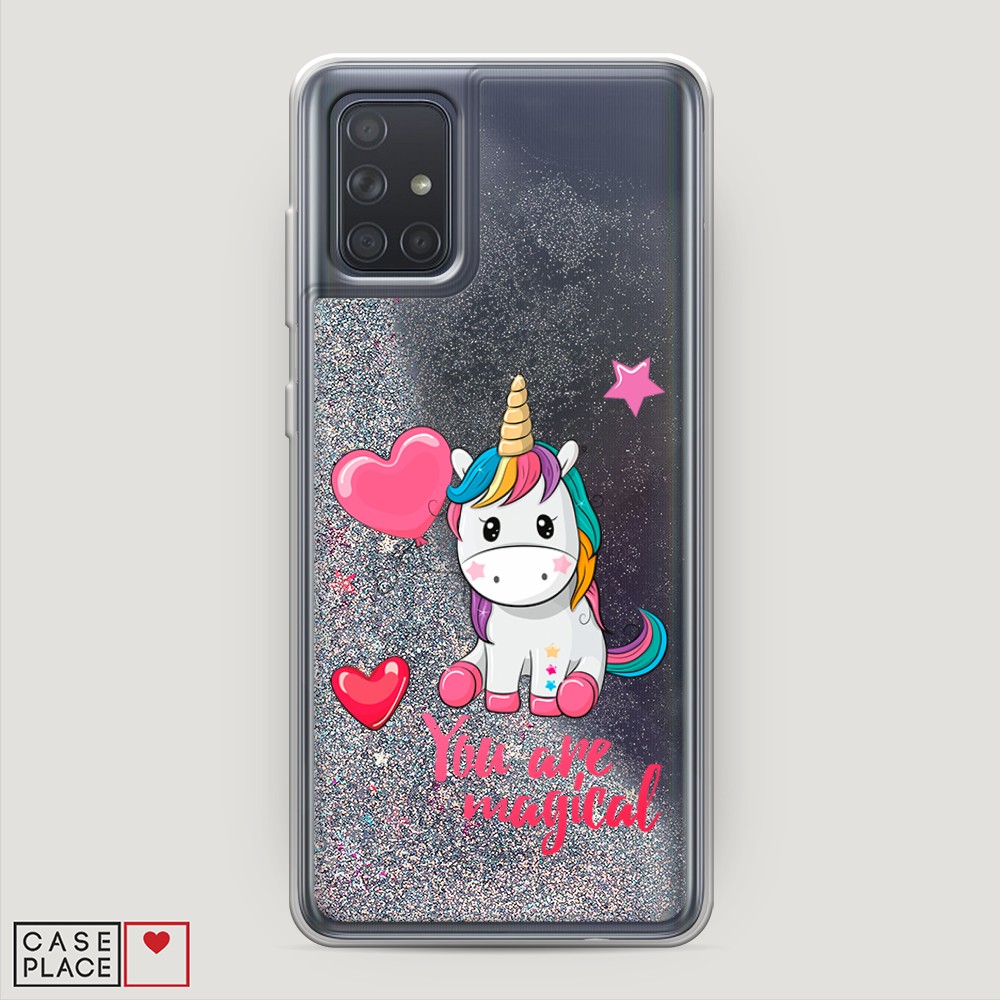 

Чехол Awog на Samsung Galaxy A71 4G "Волшебная единорожка", Разноцветный, 29091-1
