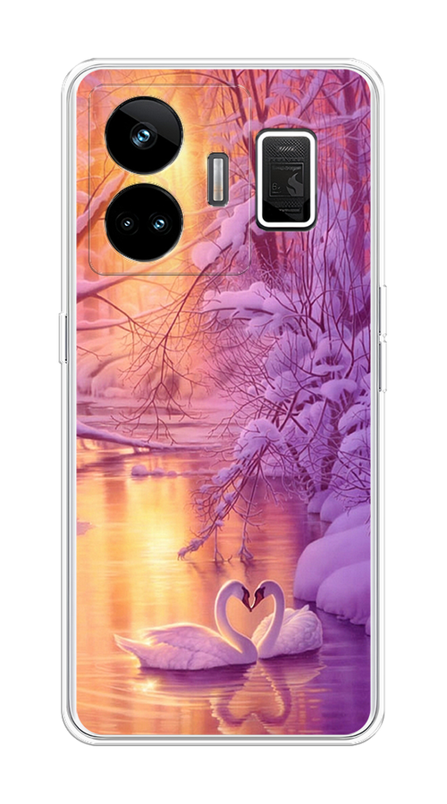 

Чехол на Realme GT Neo 5 5G/GT 3 "Зима 1", Фиолетовый;желтый, 2513750-2
