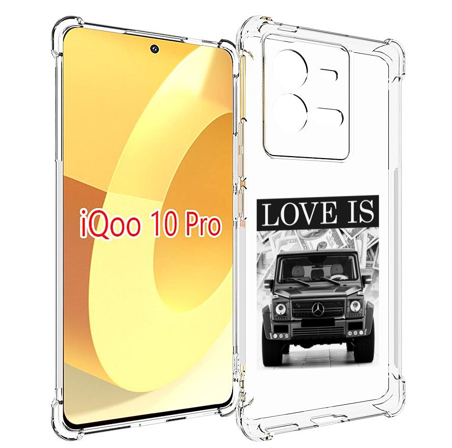 

Чехол MyPads гелик для Vivo iQOO 10 Pro, Прозрачный, Tocco