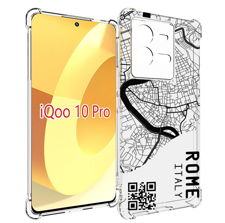 

Чехол MyPads схема-рим для Vivo iQOO 10 Pro, Прозрачный, Tocco