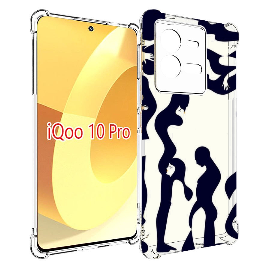 

Чехол MyPads схема-пар для Vivo iQOO 10 Pro, Прозрачный, Tocco