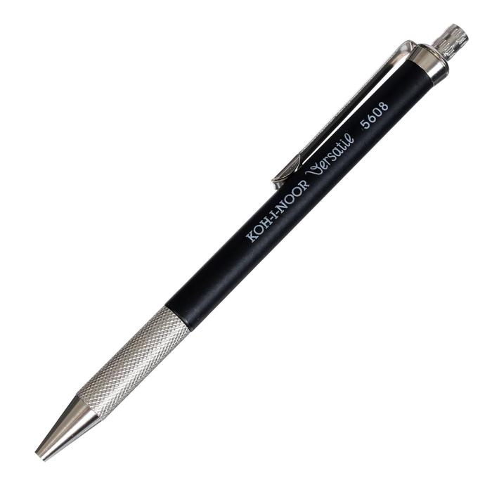 

Карандаш цанговый Koh-I-Noor 5608CN Versati 2.0 мм, черно-серебр корпус, с клипом