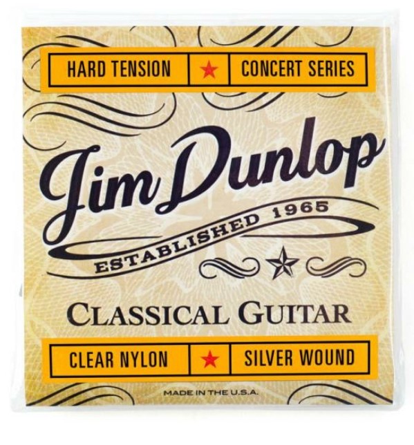 Струны для классической гитары DUNLOP DCV121Н Classical Clear/Silver