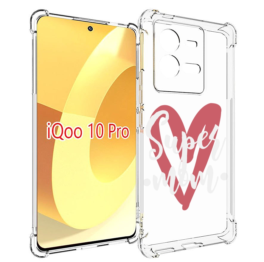 

Чехол MyPads супер-мать для Vivo iQOO 10 Pro, Прозрачный, Tocco