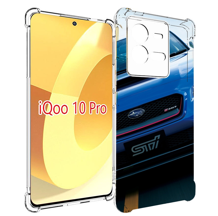 

Чехол MyPads subaru 2 для Vivo iQOO 10 Pro, Прозрачный, Tocco