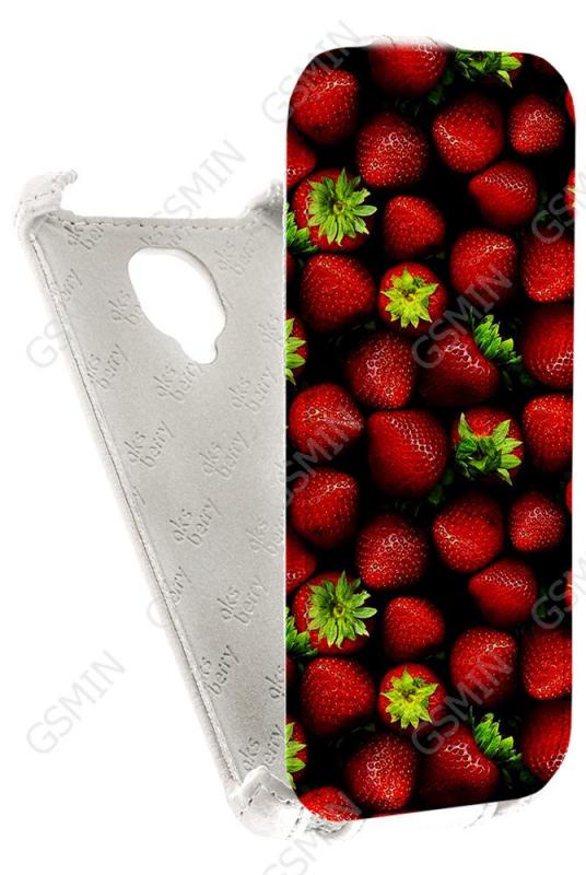 

Чехол Aksberry для Micromax D333 Дизайн 141, Белый