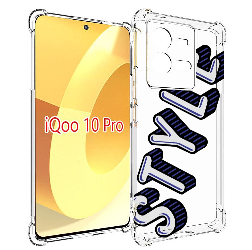 

Чехол MyPads стиль для Vivo iQOO 10 Pro, Прозрачный, Tocco