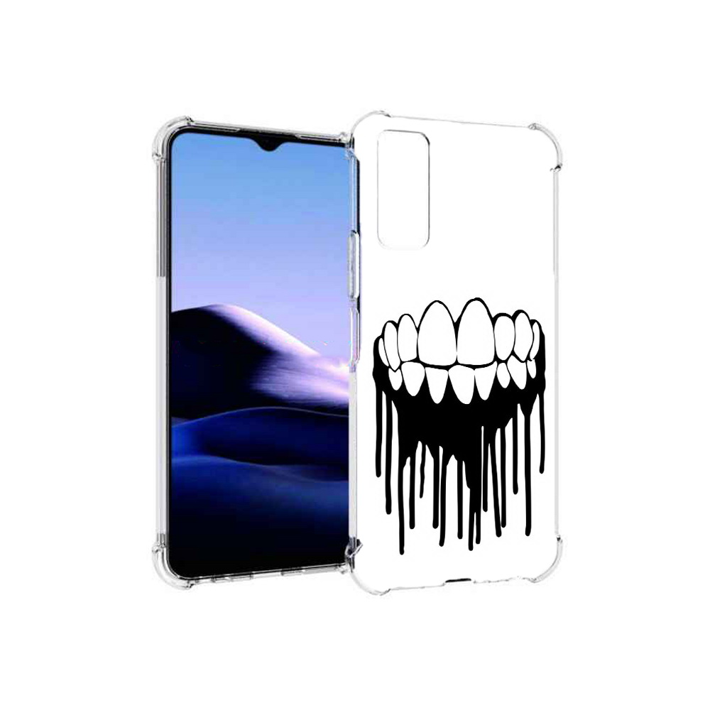 

Чехол MyPads Tocco для Vivo Y20 зубы (PT154038.379.372), Прозрачный, Tocco
