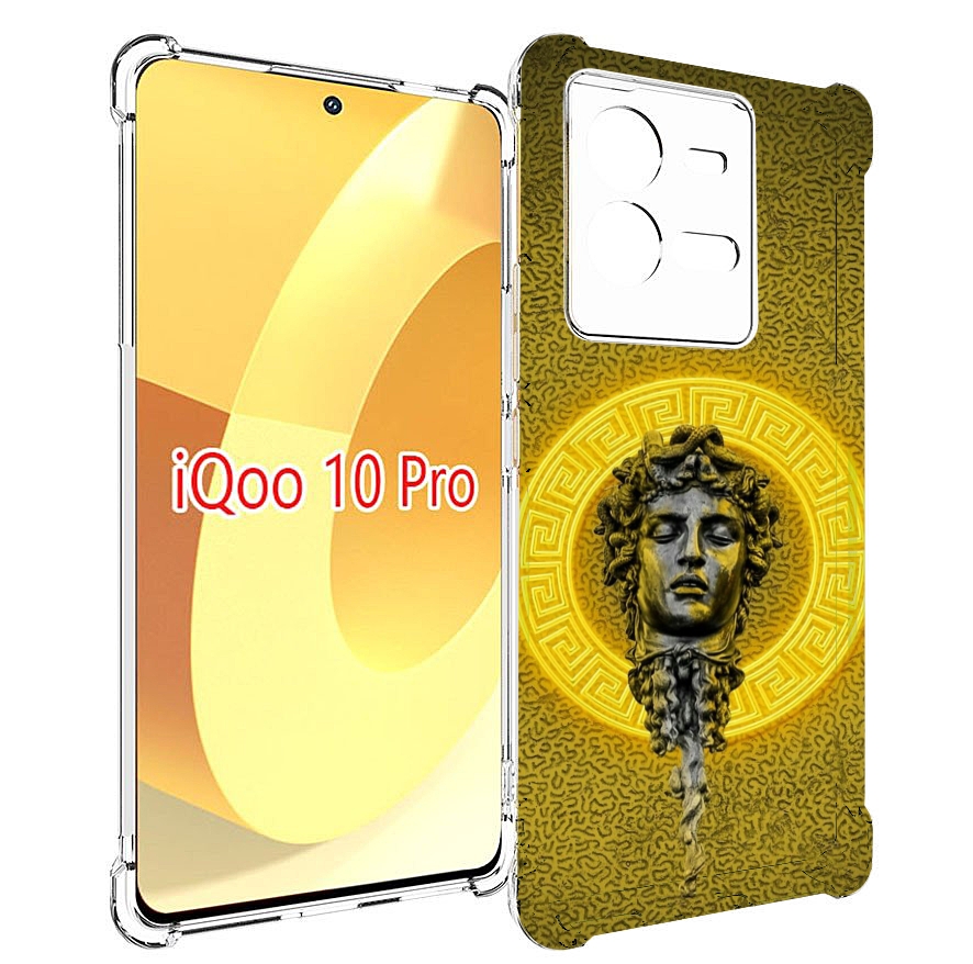 

Чехол MyPads статуя версачи для Vivo iQOO 10 Pro, Прозрачный, Tocco