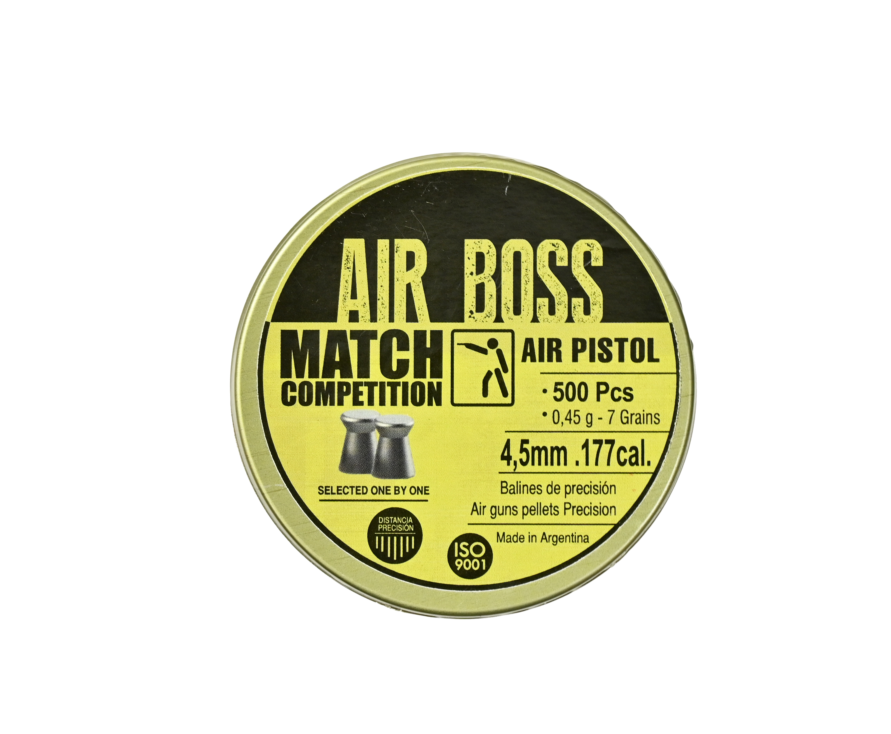 Пули пневматические Apolo Air Boss Match Pistol 4.5 мм 500 шт 0.45 гр