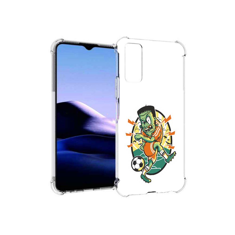

Чехол MyPads Tocco для Vivo Y20 зомби футболист (PT154038.379.368), Прозрачный, Tocco