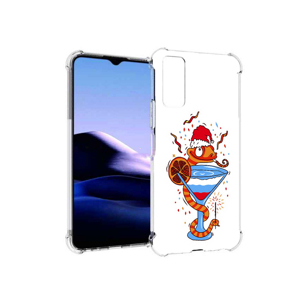 

Чехол MyPads Tocco для Vivo Y20 змейка (PT154038.379.364), Прозрачный, Tocco