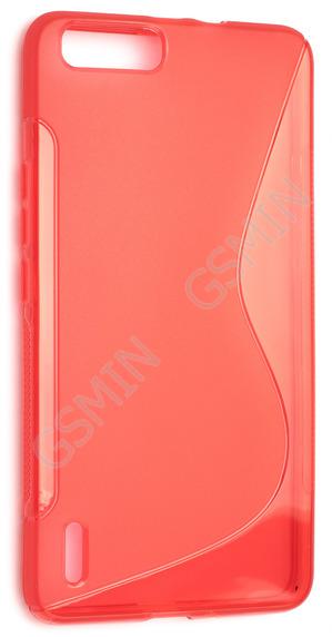 

Чехол NoBrand для Huawei Honor 6 Plus Red, Красный