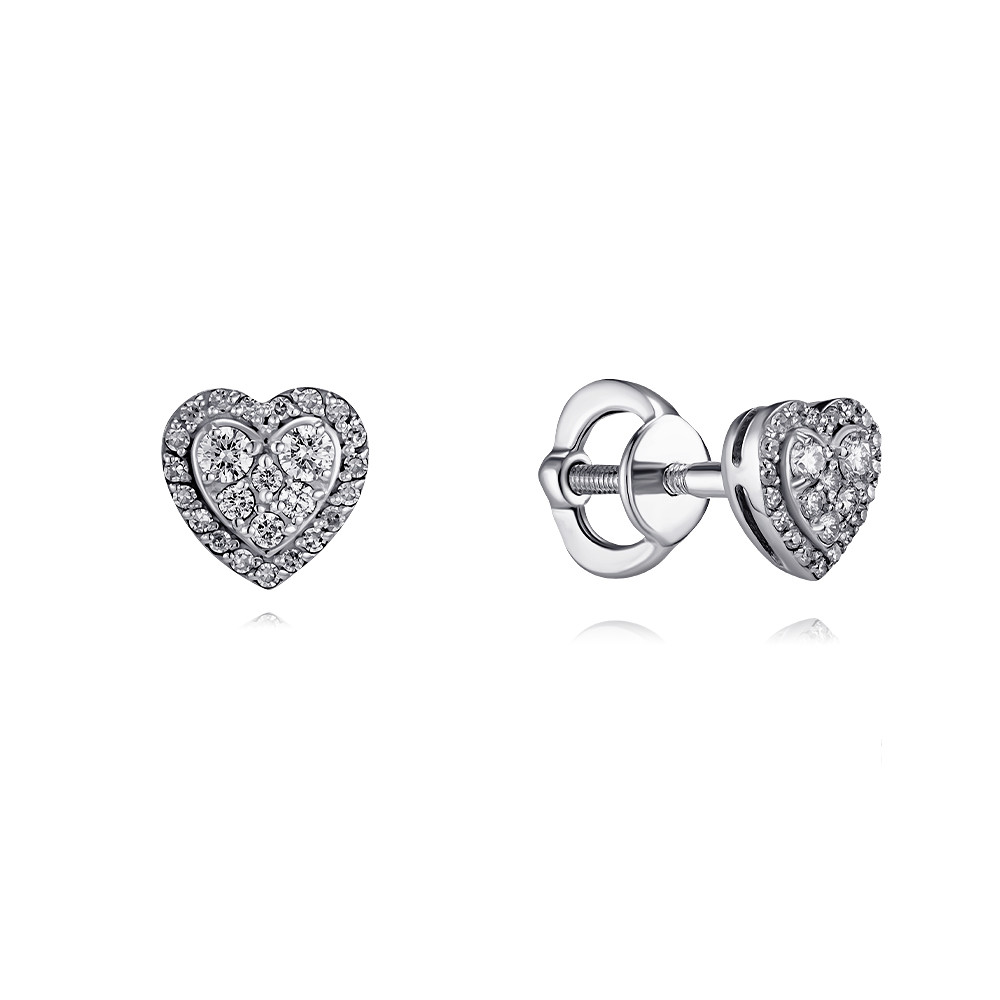 

Серьги из белого золота с бриллиантом ADAMAS 21039881/01-А51Д-41, 21039881/01-А51Д-41