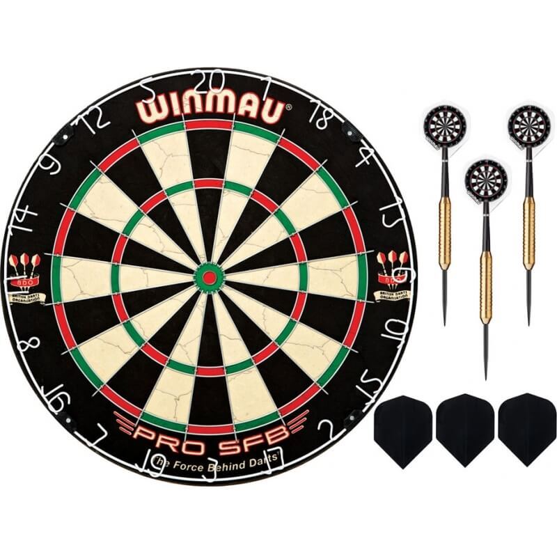 фото Комплект для игры в дартс winmau base 45см