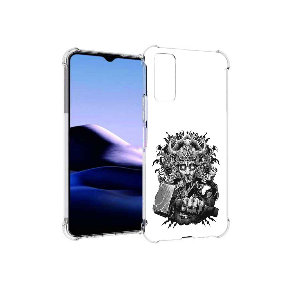 

Чехол MyPads Tocco для Vivo Y20 злой тор (PT154038.379.363), Прозрачный, Tocco