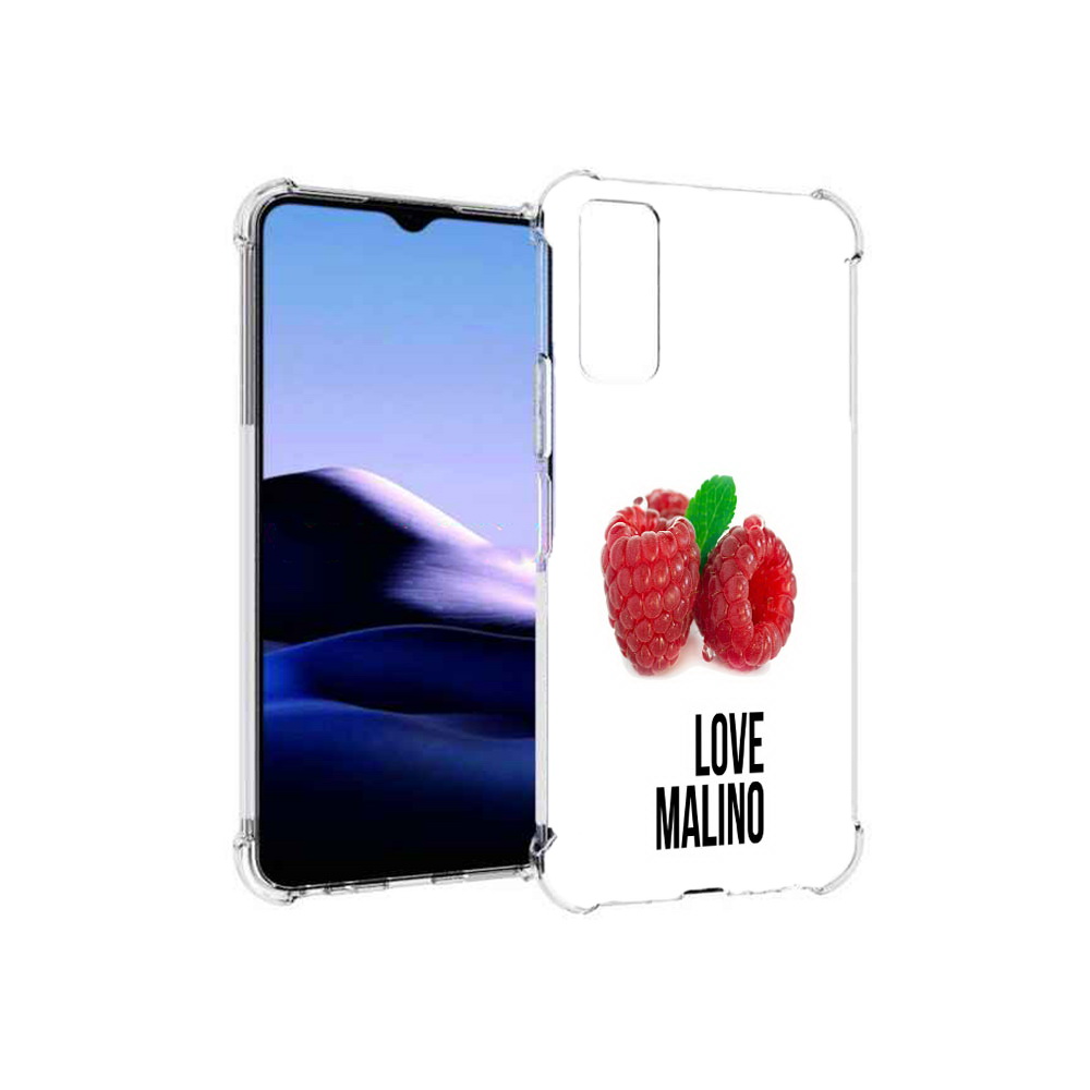 

Чехол MyPads Tocco для Vivo Y20 Бренд лове малино (PT154038.379.36), Прозрачный, Tocco