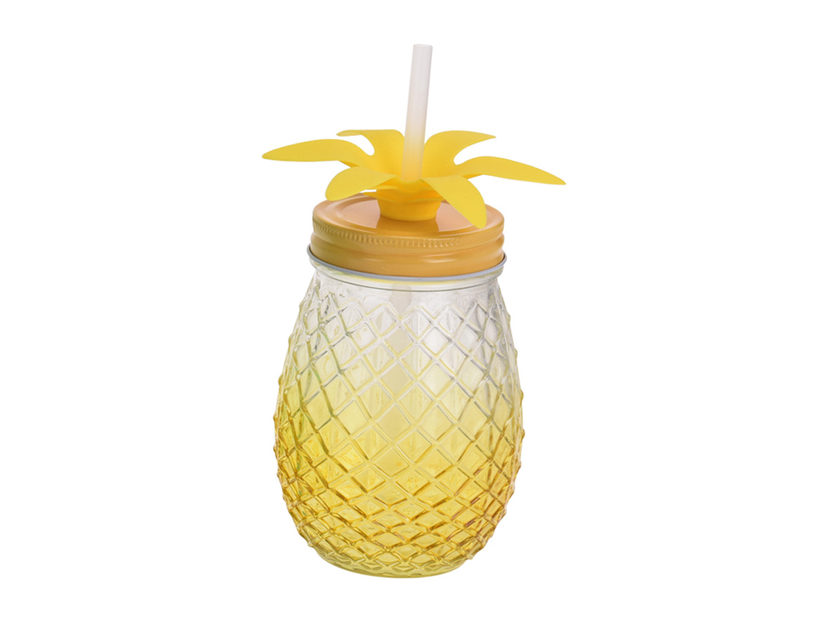 

Стакан в форме банки Ananas ОГОГО Обстановочка!, Стакан в форме банки Ananas